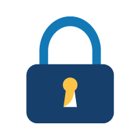 protect your clients trip and book insurance - lock icon