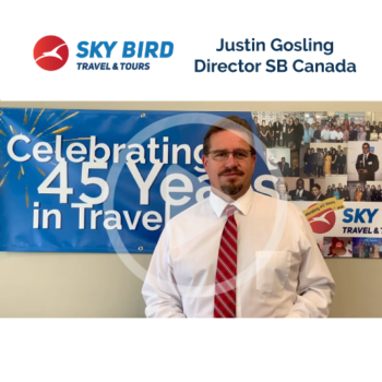 Justin Gosling Director Sky Bird Canada video still celebrating 45 years in business